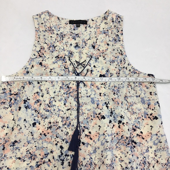 SANCTUARY Sleeveless Semi Sheer Printed Top - Picture 9 of 11